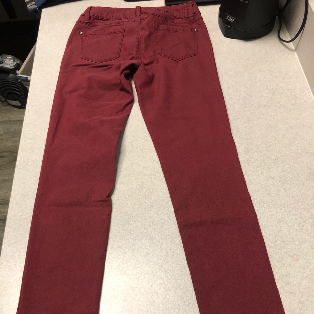 Ymi juniors Burgundy jeggings